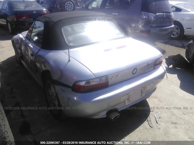 4USCH7326WLE07479 - 1998 BMW Z3 1.9 SILVER photo 3