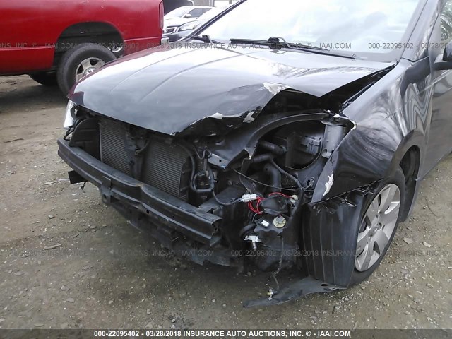 3N1AB61E68L762519 - 2008 NISSAN SENTRA 2.0/2.0S/2.0SL BLACK photo 6