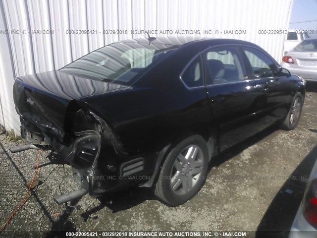 2G1WB5E35E1115914 - 2014 CHEVROLET IMPALA LIMITED LT BLACK photo 4