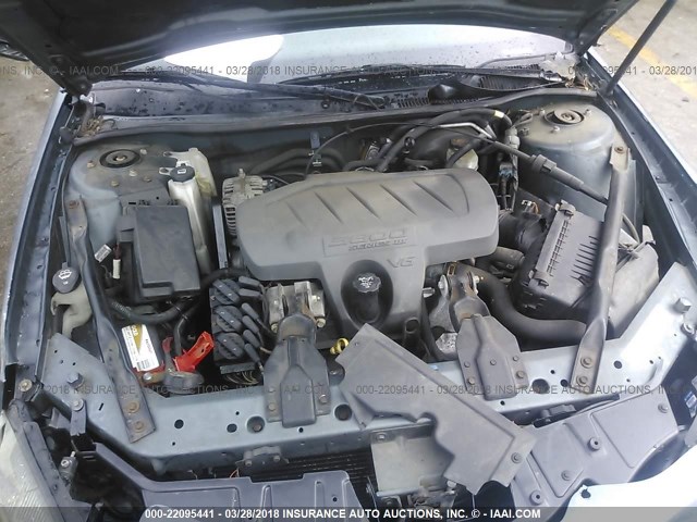 2G2WP552261247258 - 2006 PONTIAC GRAND PRIX BLUE photo 10