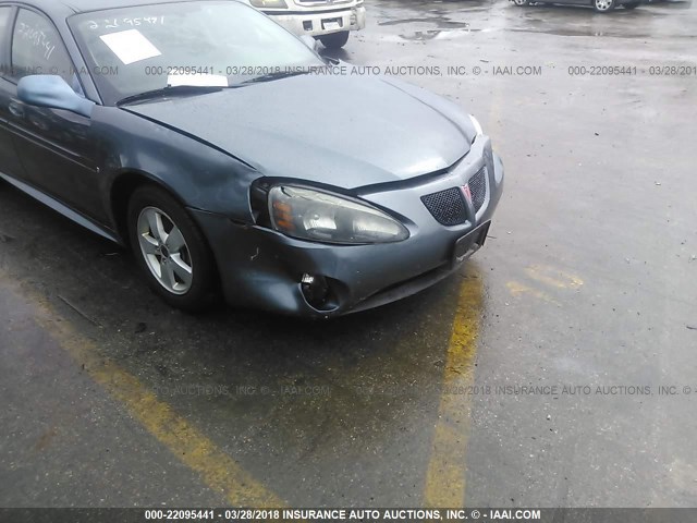 2G2WP552261247258 - 2006 PONTIAC GRAND PRIX BLUE photo 6