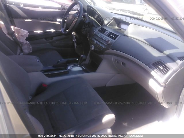 1HGCP2F34CA223776 - 2012 HONDA ACCORD LX SILVER photo 5