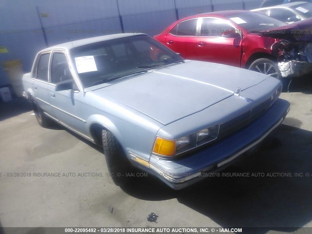 1G4AL19R0G6420234 - 1986 BUICK CENTURY LIMITED BLUE photo 1