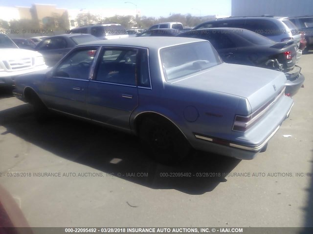 1G4AL19R0G6420234 - 1986 BUICK CENTURY LIMITED BLUE photo 3