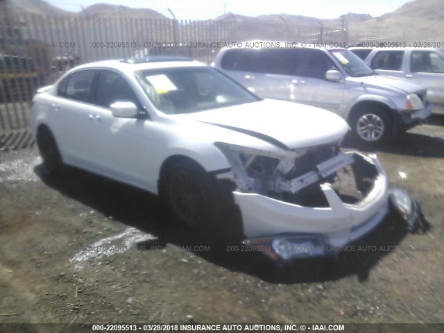 1HGCP3F83CA007791 - 2012 HONDA ACCORD EXL WHITE photo 1