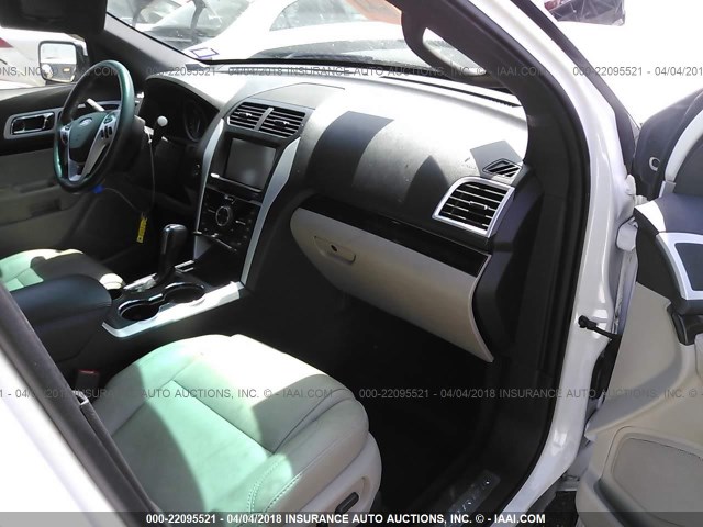1FM5K7F86EGC06441 - 2014 FORD EXPLORER LIMITED 白色 照片 5