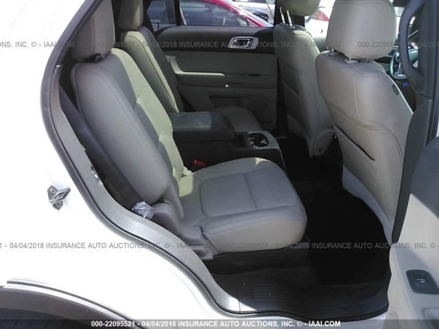 1FM5K7F86EGC06441 - 2014 FORD EXPLORER LIMITED 白色 照片 8