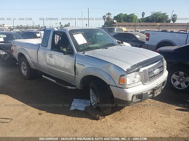 1FTYR14U57PA88668 - 2007 FORD RANGER SUPER CAB SILVER photo 1