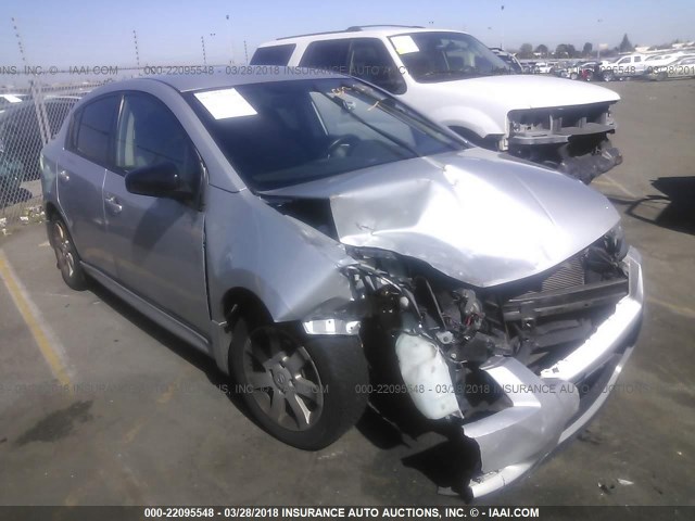 3N1AB6AP8CL747398 - 2012 NISSAN SENTRA 2.0/2.0S/SR/2.0SL SILVER photo 1