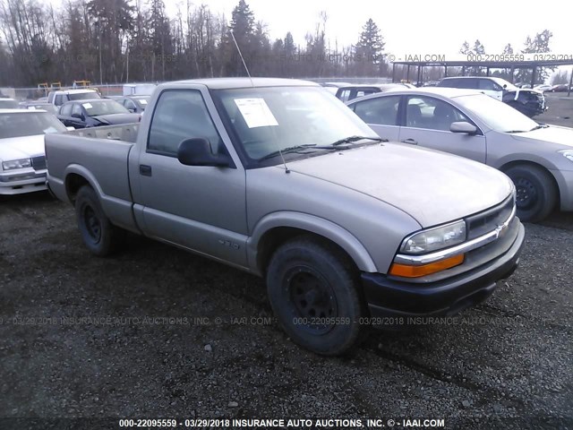 1GCCS1448WK239030 - 1998 CHEVROLET S TRUCK S10 TAN photo 1