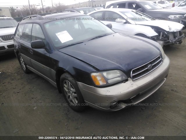 4S3BH675717610184 - 2001 SUBARU LEGACY OUTBACK AWP 深蓝色 照片 1