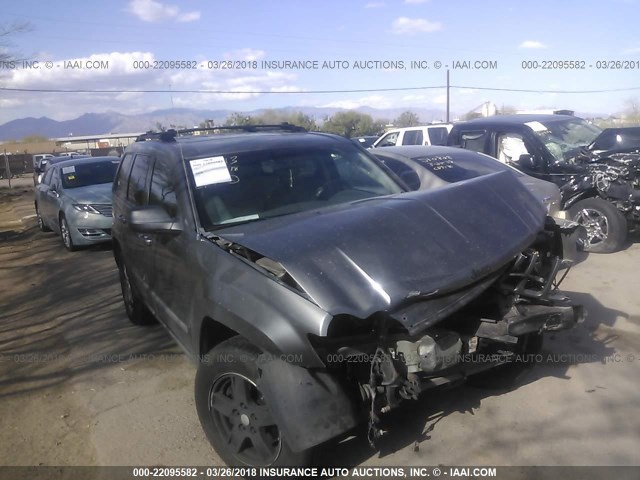 1J8GR48K57C568618 - 2007 JEEP GRAND CHEROKEE LAREDO/COLUMBIA/FREEDOM GRAY photo 1