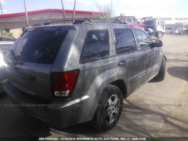 1J8GR48K57C568618 - 2007 JEEP GRAND CHEROKEE LAREDO/COLUMBIA/FREEDOM GRAY photo 4