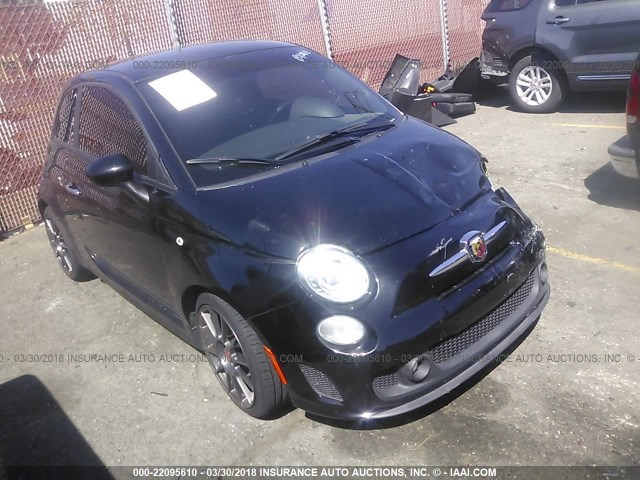 3C3CFFFH9FT625184 - 2015 FIAT 500 ABARTH BLACK photo 1