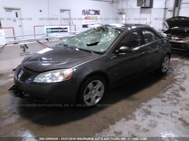 1G2ZG58B674159358 - 2007 PONTIAC G6 SE GRAY photo 2