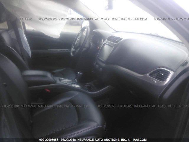 3C4PDCGG7FT553666 - 2015 DODGE JOURNEY CROSSROAD GRAY photo 5