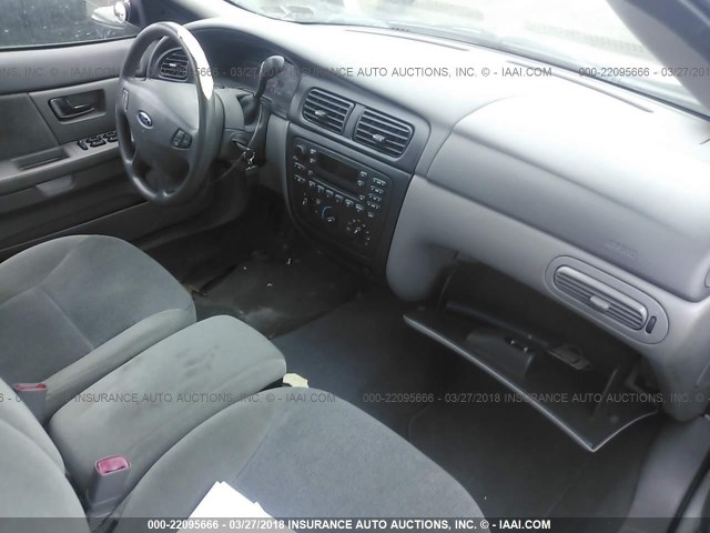 1FAFP55U31G281417 - 2001 FORD TAURUS SES GRAY photo 5