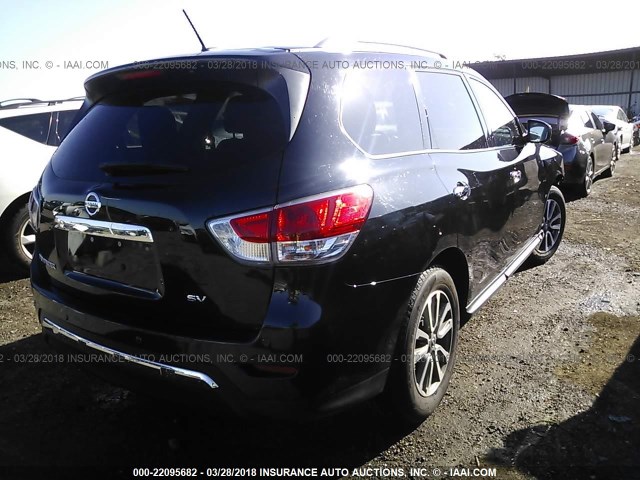 5N1AR2MN3FC665778 - 2015 NISSAN PATHFINDER S/SV/SL/PLATINUM 黑色 照片 4
