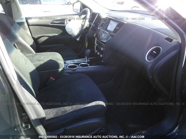 5N1AR2MN3FC665778 - 2015 NISSAN PATHFINDER S/SV/SL/PLATINUM 黑色 照片 5