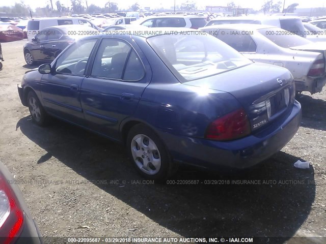 3N1CB51D94L894792 - 2004 NISSAN SENTRA 1.8/1.8S Dark Blue photo 3