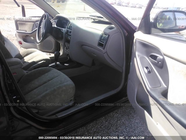 KMHDN45D11U083238 - 2001 HYUNDAI ELANTRA GLS/GT MAROON photo 5