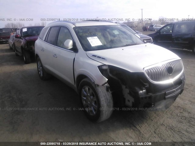 5GAKVCED3CJ111312 - 2012 BUICK ENCLAVE WHITE photo 1