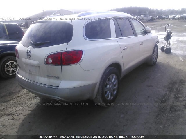 5GAKVCED3CJ111312 - 2012 BUICK ENCLAVE WHITE photo 4