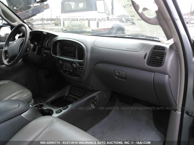 5TDBT48A17S284721 - 2007 TOYOTA SEQUOIA LIMITED SILVER photo 5