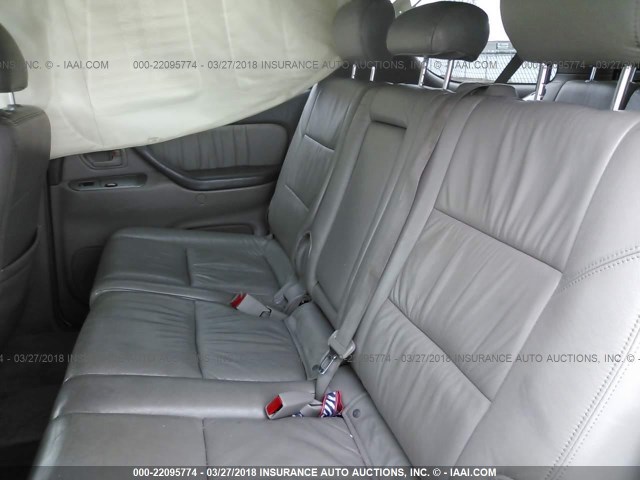 5TDBT48A17S284721 - 2007 TOYOTA SEQUOIA LIMITED SILVER photo 8