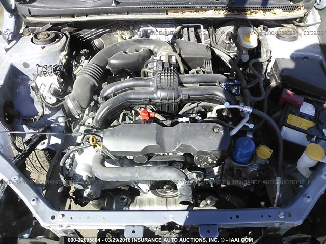 JF2GPABC0GH347994 - 2016 SUBARU CROSSTREK PREMIUM ვერცხლისფერი ფოტო 10