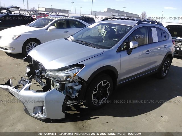 JF2GPABC0GH347994 - 2016 SUBARU CROSSTREK PREMIUM ვერცხლისფერი ფოტო 2