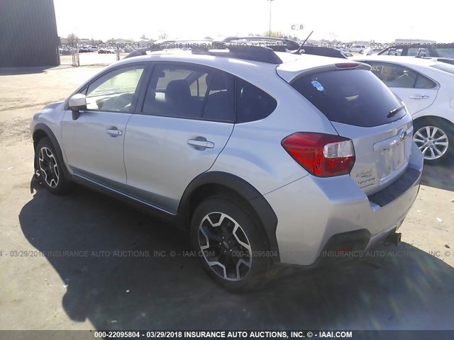 JF2GPABC0GH347994 - 2016 SUBARU CROSSTREK PREMIUM ვერცხლისფერი ფოტო 3