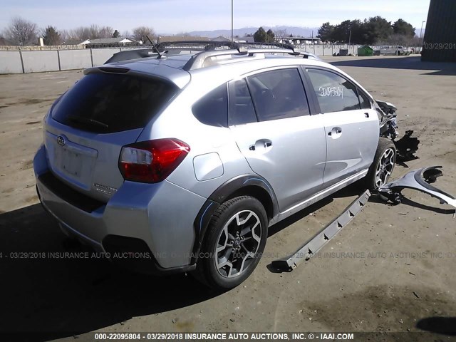 JF2GPABC0GH347994 - 2016 SUBARU CROSSTREK PREMIUM SILVER photo 4