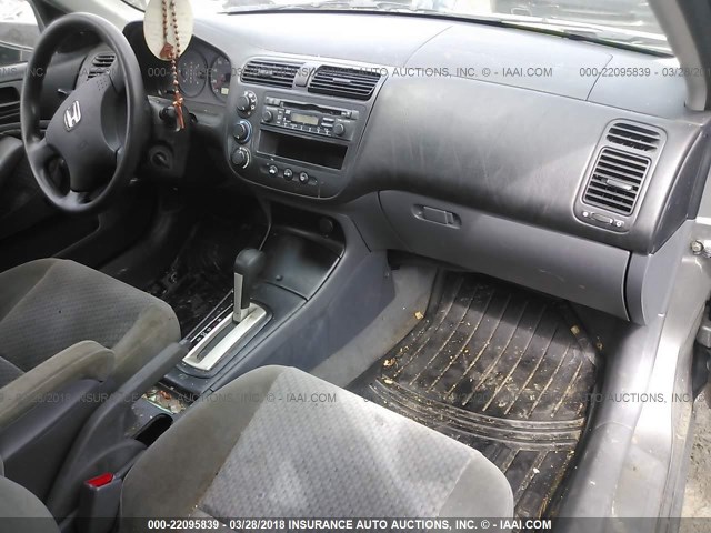 1HGES16305L026631 - 2005 HONDA CIVIC DX VP Boz foto 5