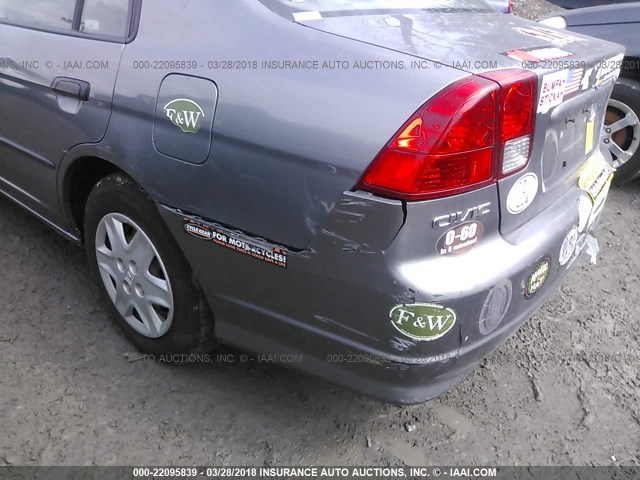 1HGES16305L026631 - 2005 HONDA CIVIC DX VP Boz foto 6