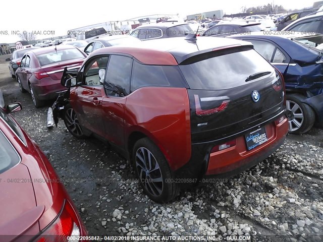 WBY1Z4C51FV500302 - 2015 BMW I3 REX Naranja foto 3