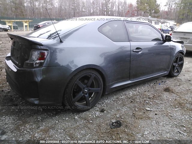 JTKJF5C7XE3083332 - 2014 TOYOTA SCION TC 灰色 照片 4