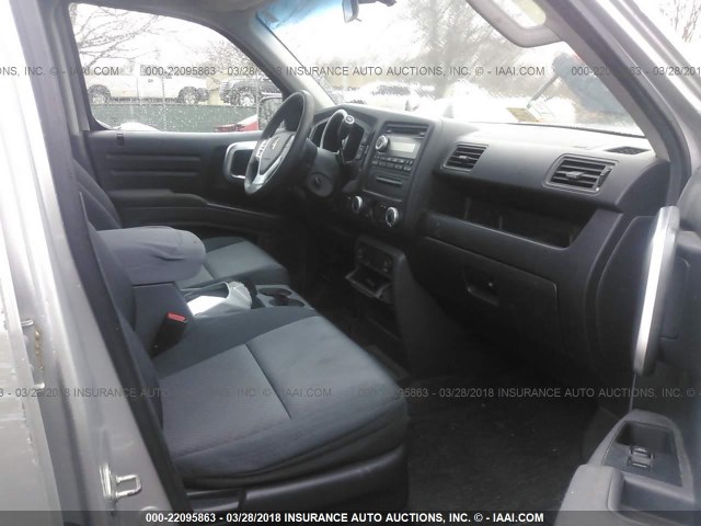 2HJYK16486H518970 - 2006 HONDA RIDGELINE RTS GRAY photo 5