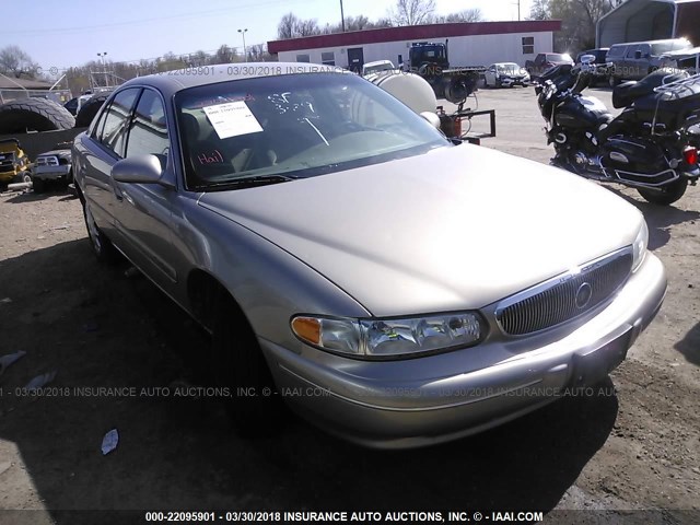 2G4WS52J311124417 - 2001 BUICK CENTURY CUSTOM TAN photo 1