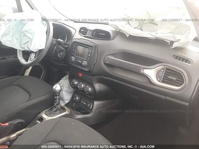 ZACCJBAW8GPD18140 - 2016 JEEP RENEGADE SPORT Կապույտ լուսանկար 5