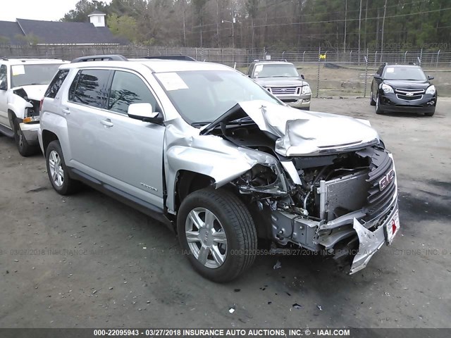 2GKFLTE37G6144267 - 2016 GMC TERRAIN SLE SILVER photo 1