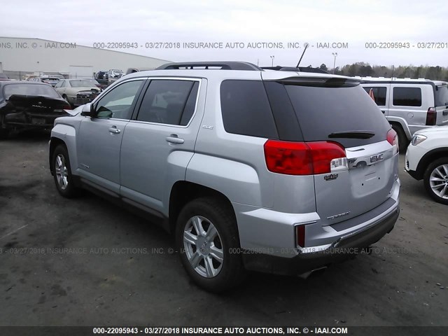 2GKFLTE37G6144267 - 2016 GMC TERRAIN SLE SILVER photo 3