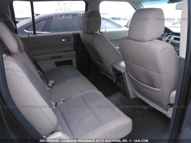 2FMGK5BC4BBD08184 - 2011 FORD FLEX SE Pewter photo 8