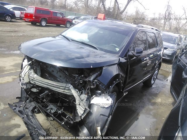 1FM5K8F82FGA24159 - 2015 FORD EXPLORER LIMITED 黑色 照片 2