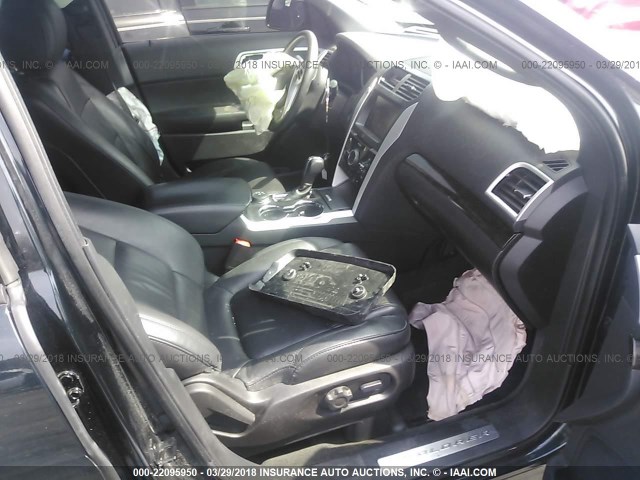 1FM5K8F82FGA24159 - 2015 FORD EXPLORER LIMITED 黑色 照片 5