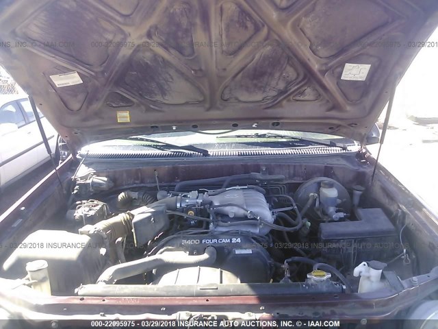 5TBBN44193S393463 - 2003 TOYOTA TUNDRA ACCESS CAB SR5 MAROON photo 10