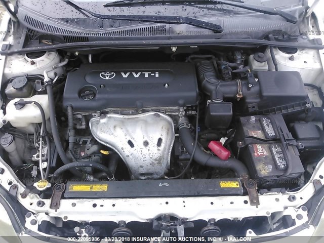 JTKDE177570188674 - 2007 TOYOTA SCION TC 白色 照片 10