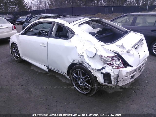 JTKDE177570188674 - 2007 TOYOTA SCION TC 白色 照片 3