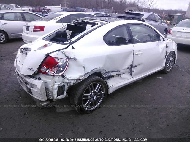 JTKDE177570188674 - 2007 TOYOTA SCION TC 白色 照片 4
