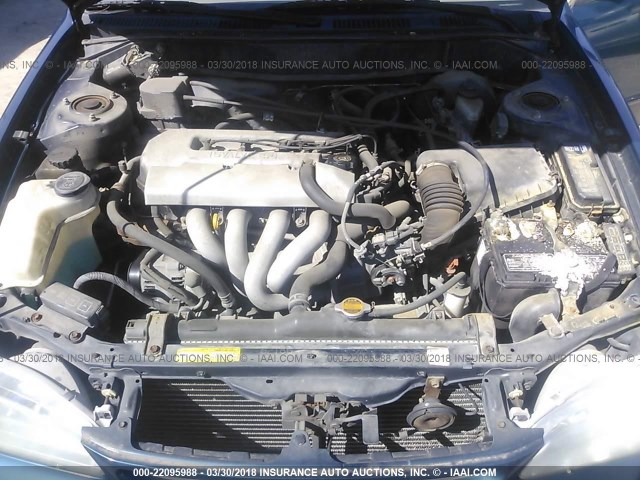 2T1BR18E5WC078499 - 1998 TOYOTA COROLLA VE/CE/LE BLUE photo 10